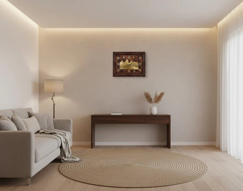 Luxury Mosque Design Wall Clock Ⓢ