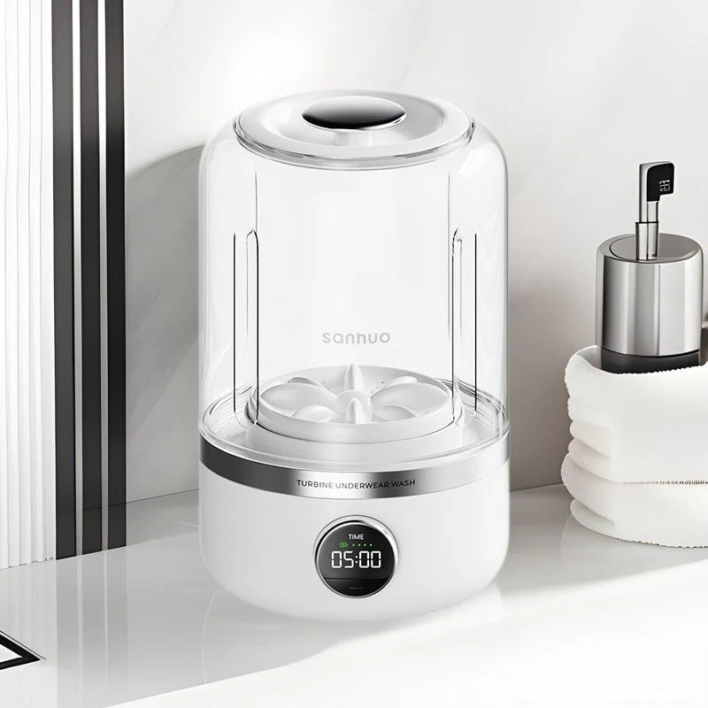 Mini Rechargeable Washing Machine Underwear Travel Portable